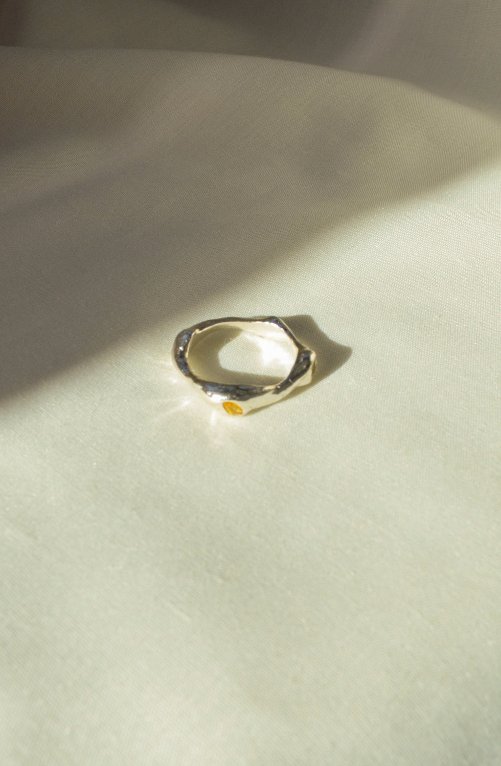 yellow drop ring