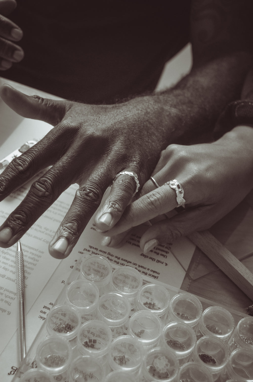 7/26 a singles soirée: silver ring making