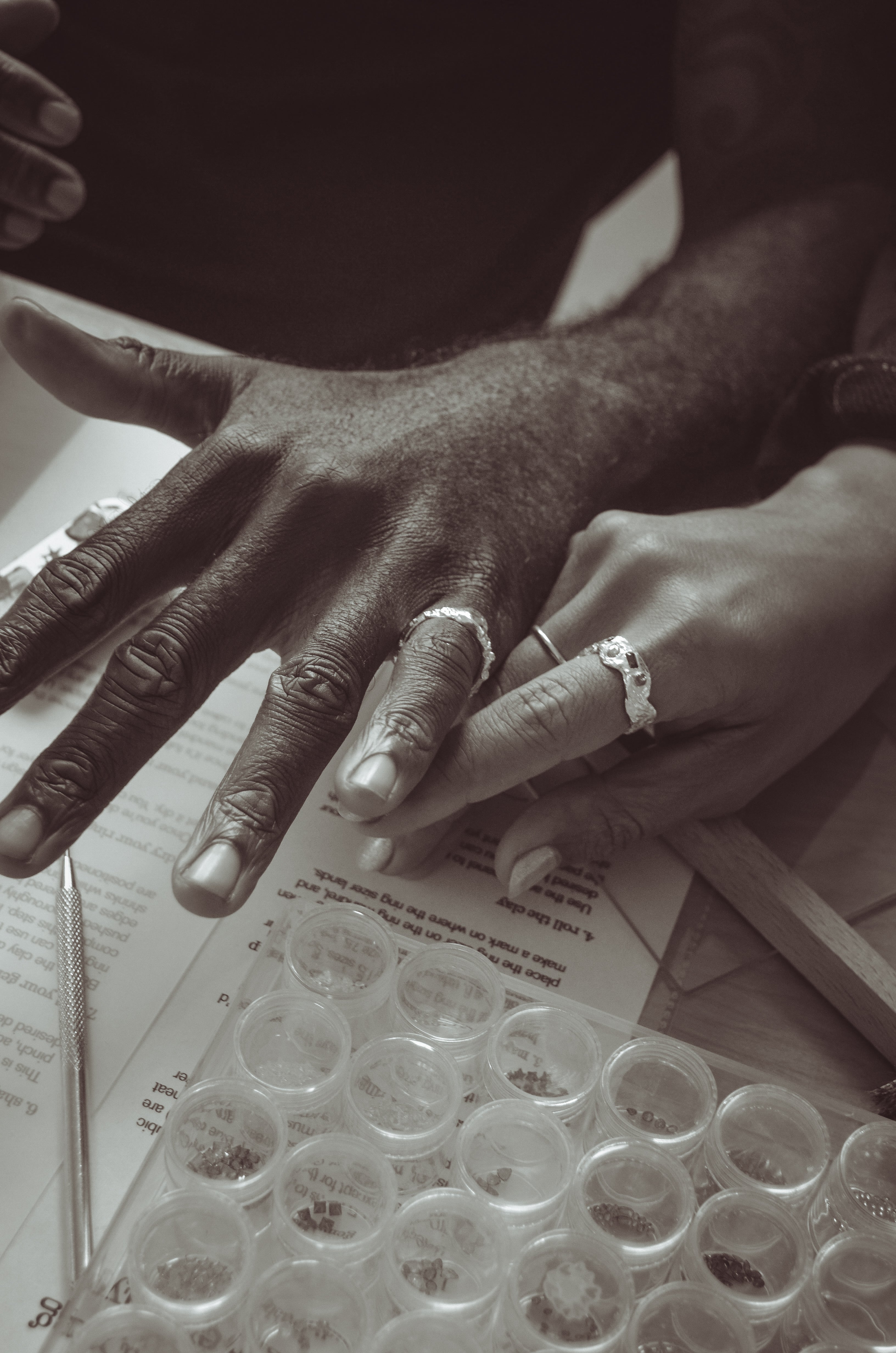 7/26 a singles soirée: silver ring making