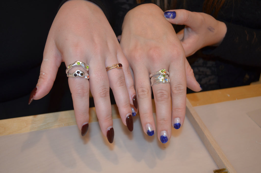 private workshop: silver ring making