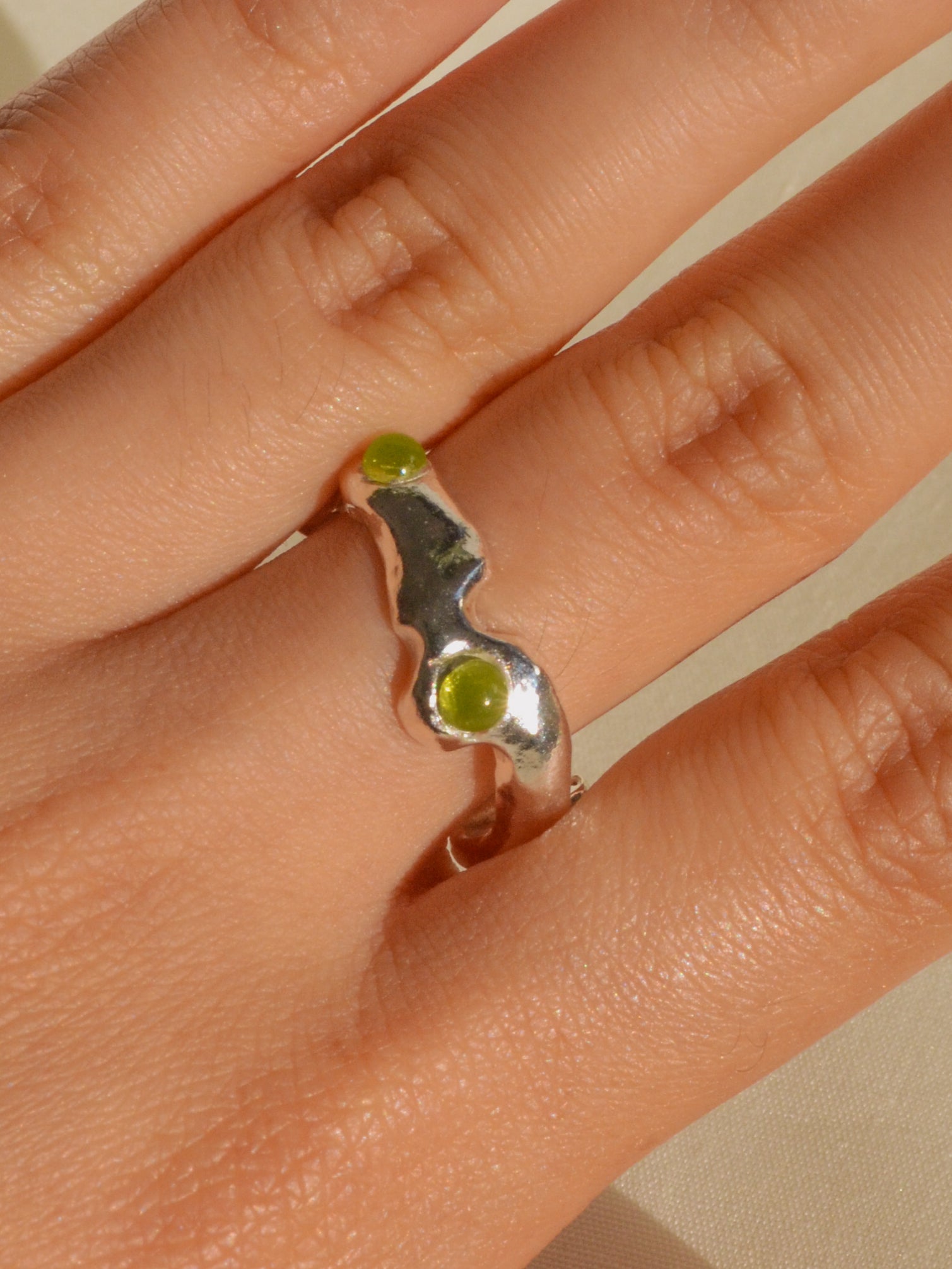 green bouba ring