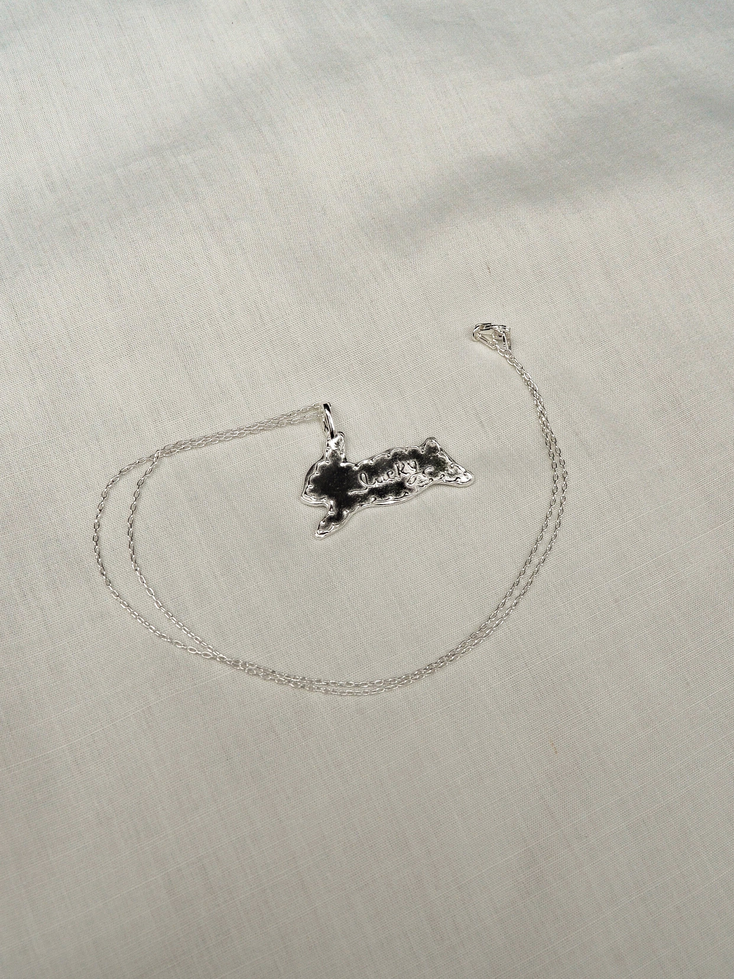 lucky bunny necklace