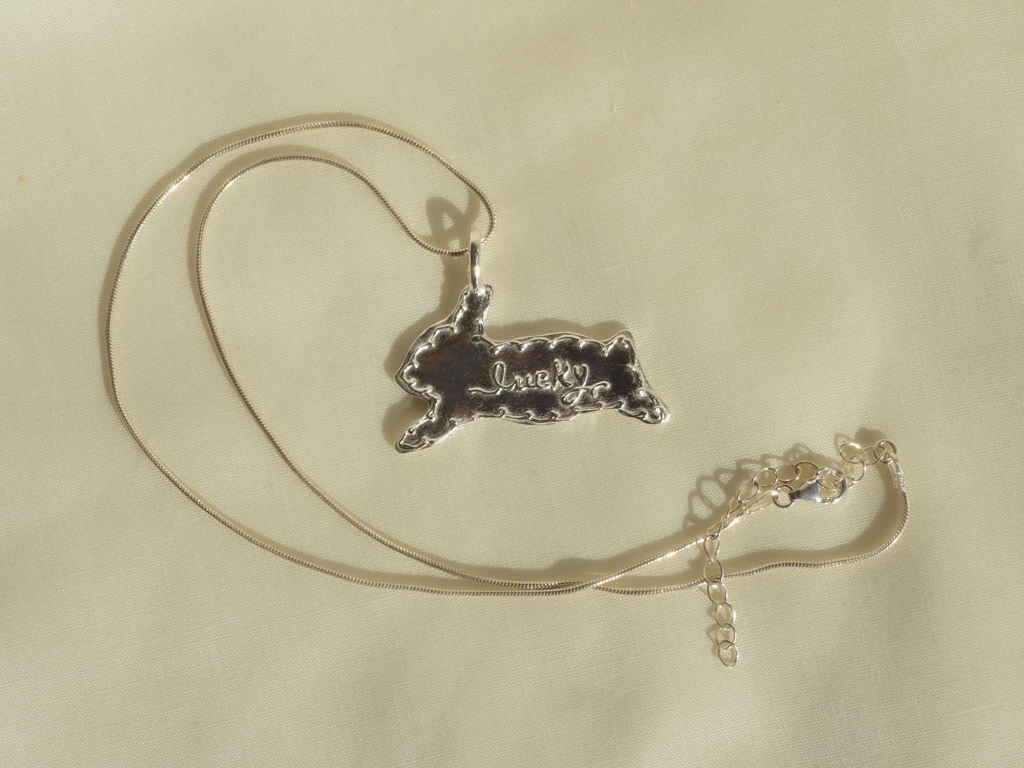lucky bunny necklace