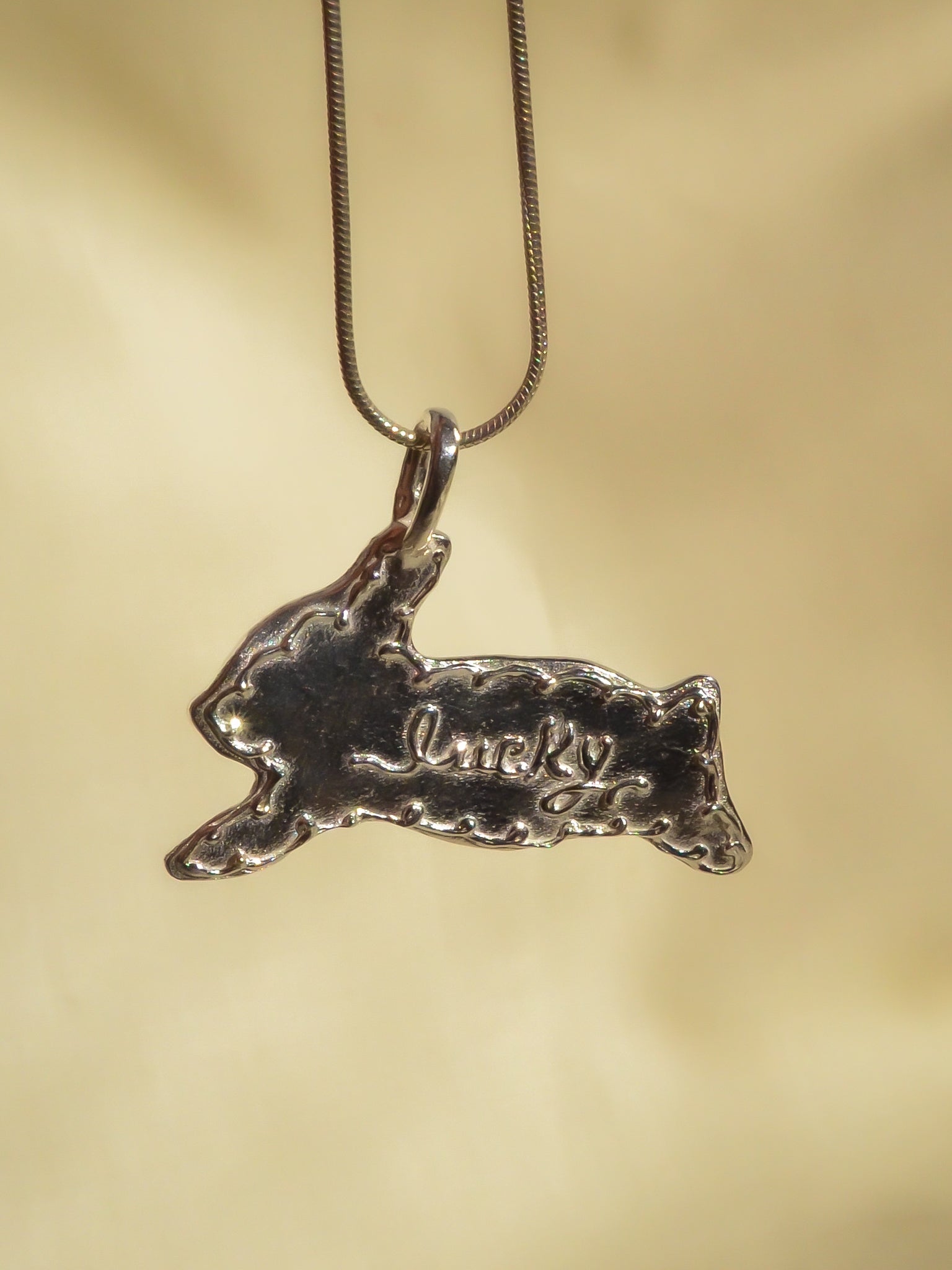 lucky bunny necklace