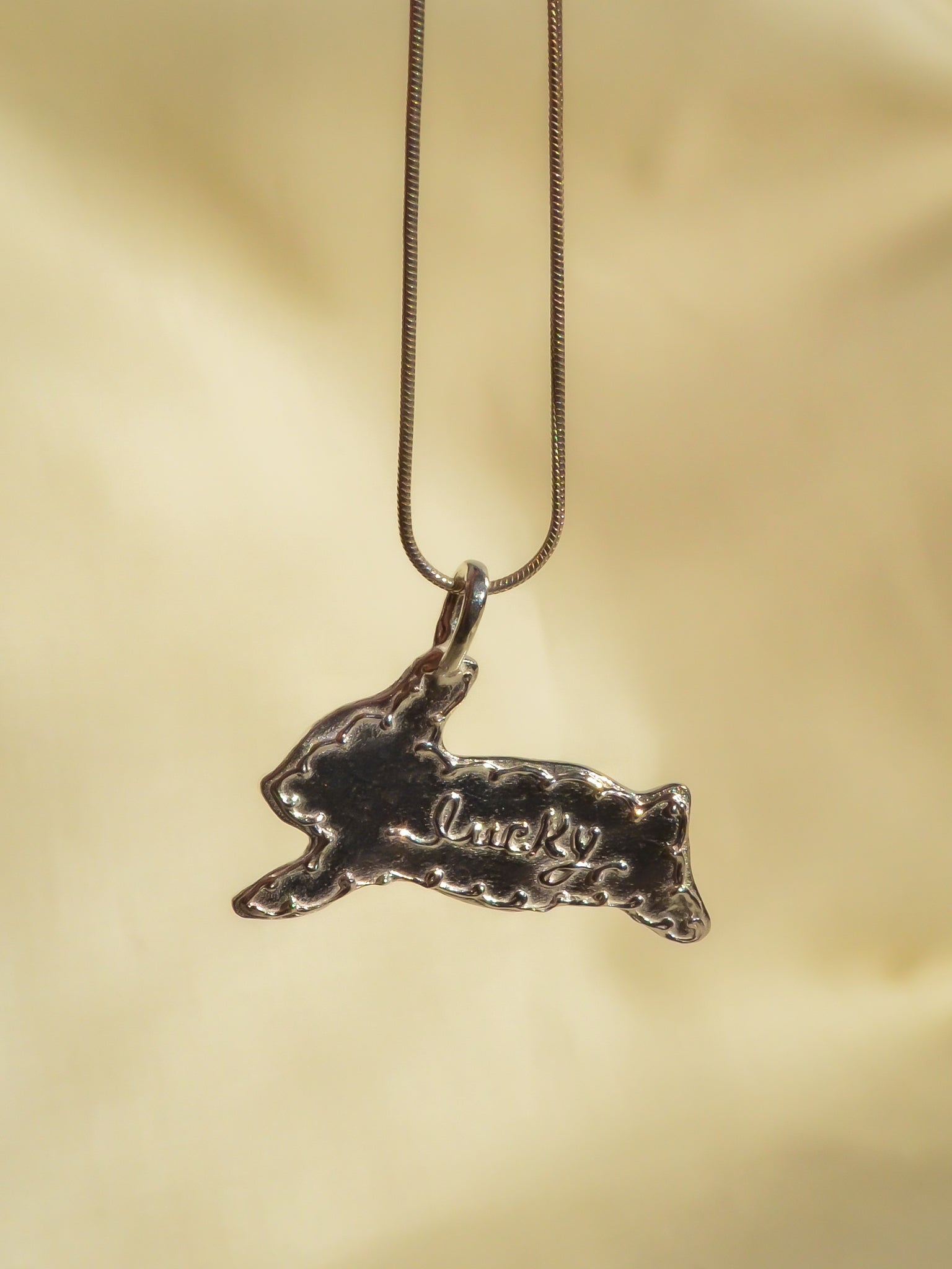 lucky bunny necklace