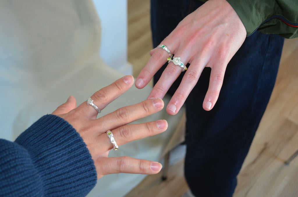 private workshop: silver ring making