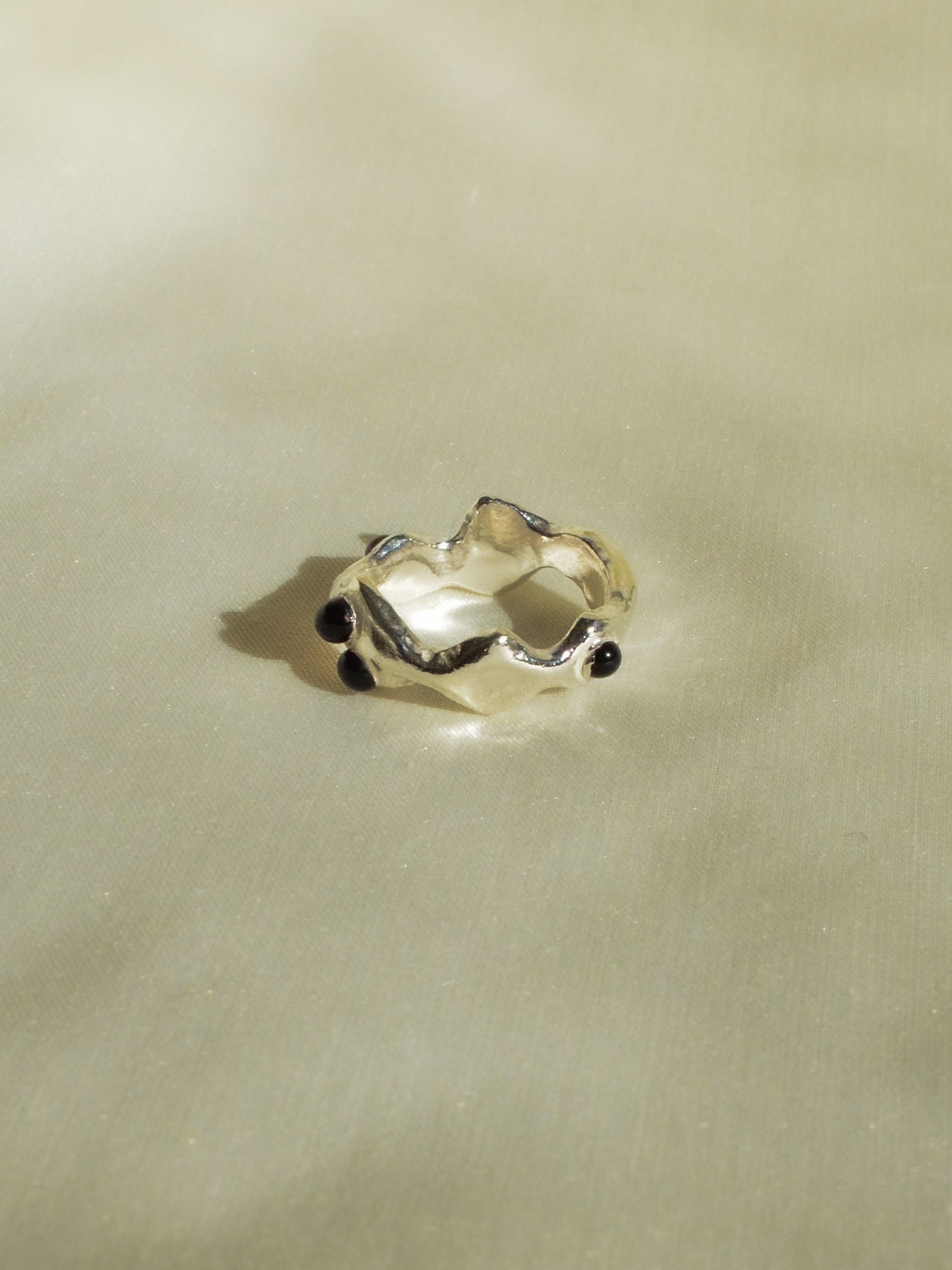 amber bouba ring