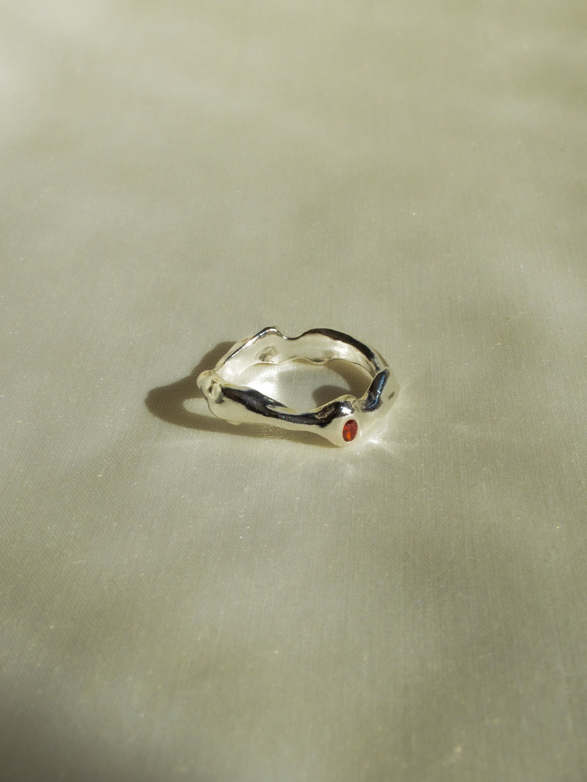 ruby melt ring (size 8.5)