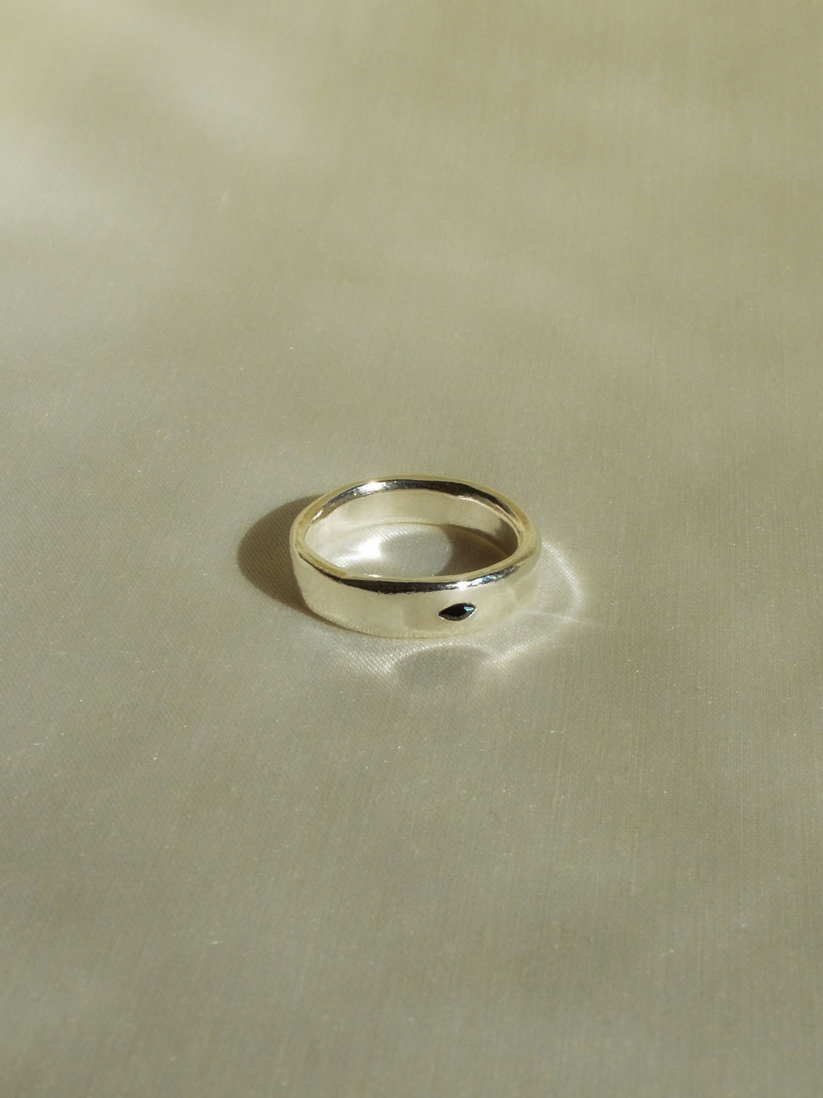 black serious ring
