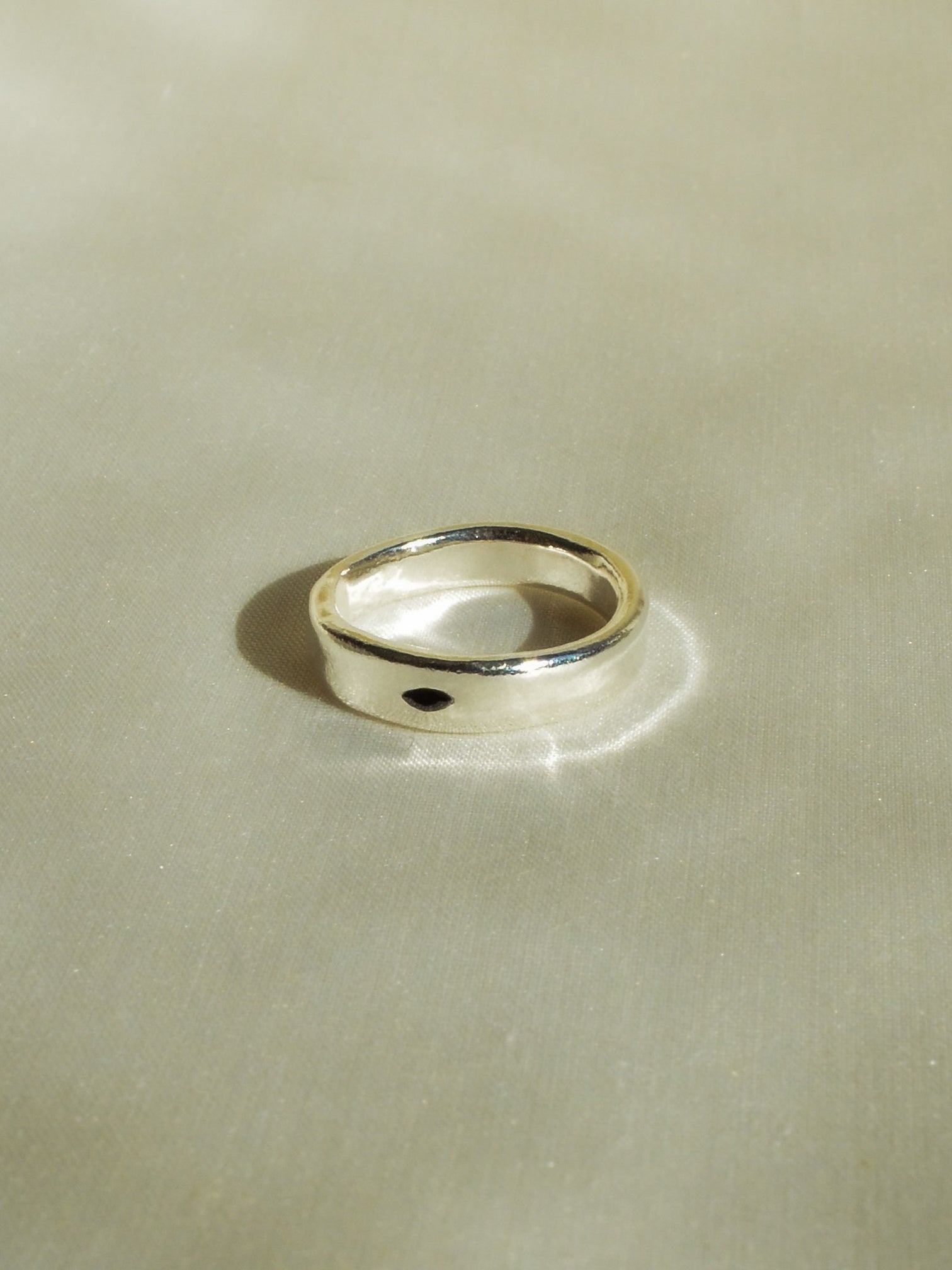 black serious ring
