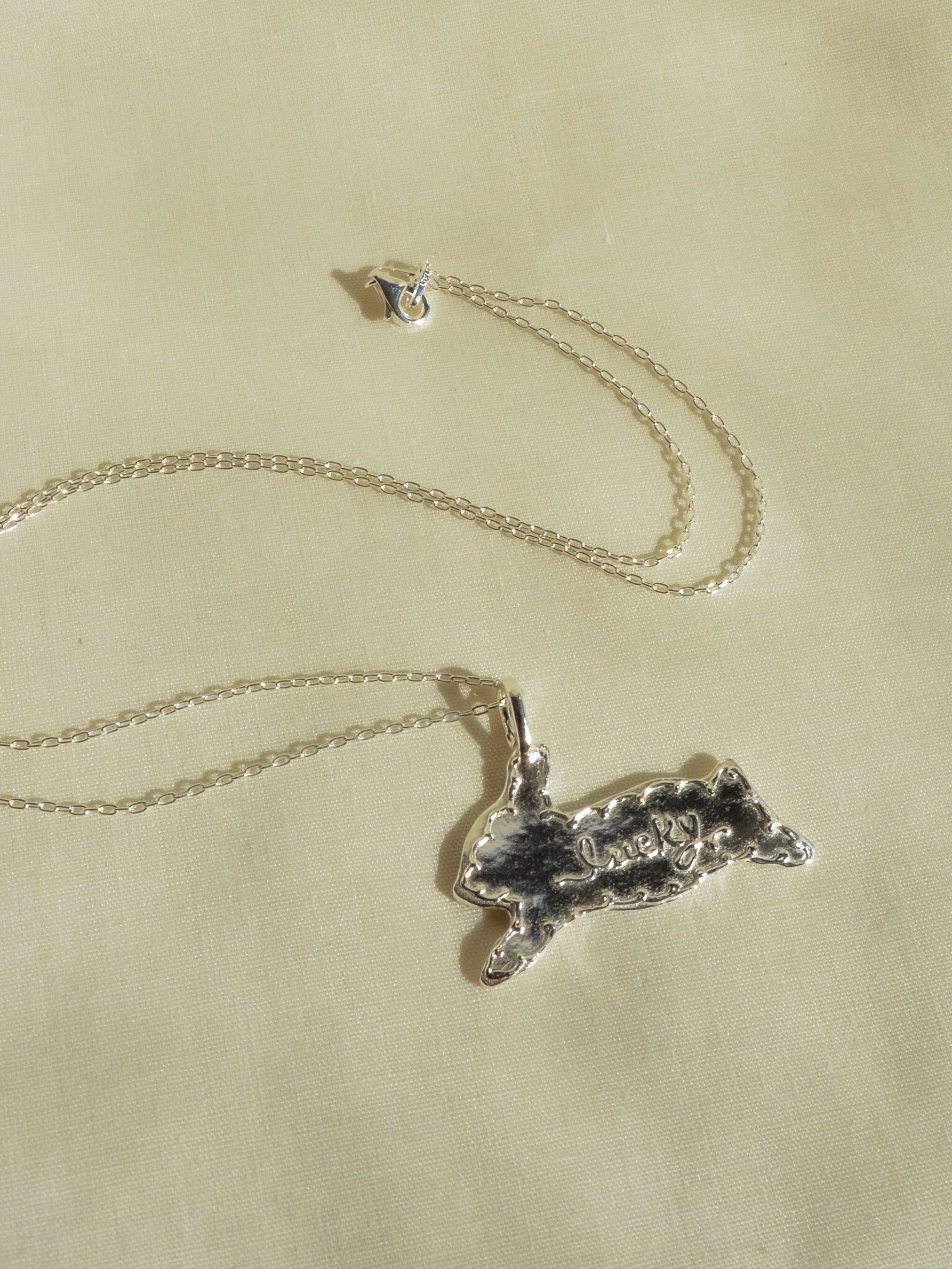lucky bunny necklace