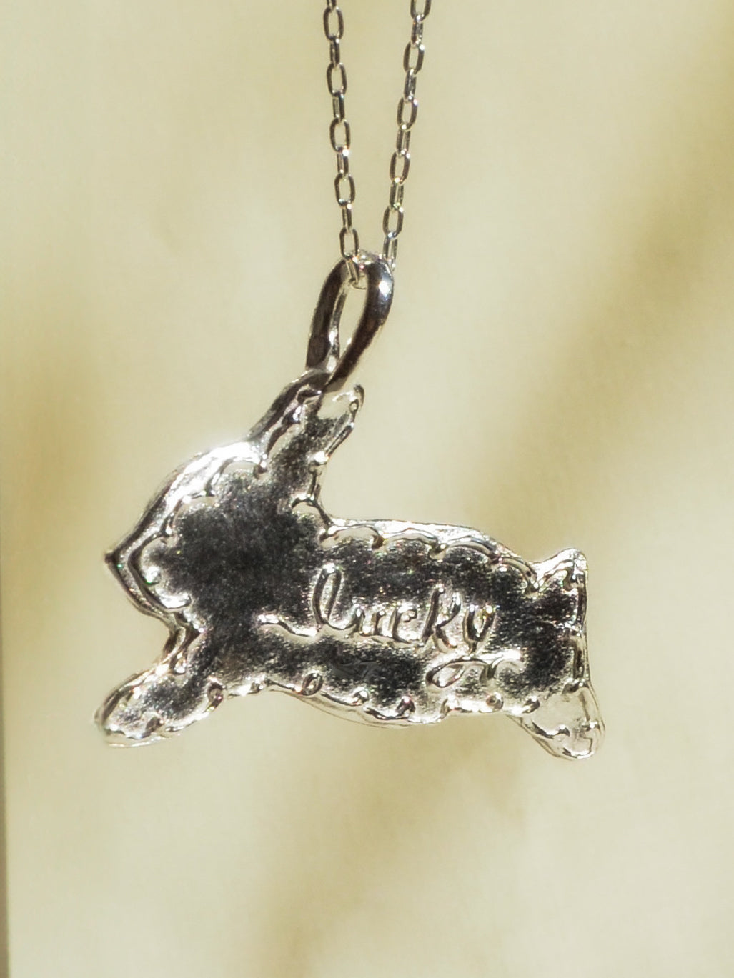 lucky bunny necklace
