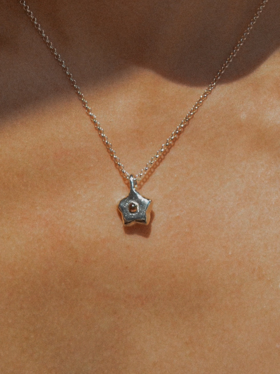 paper star necklace
