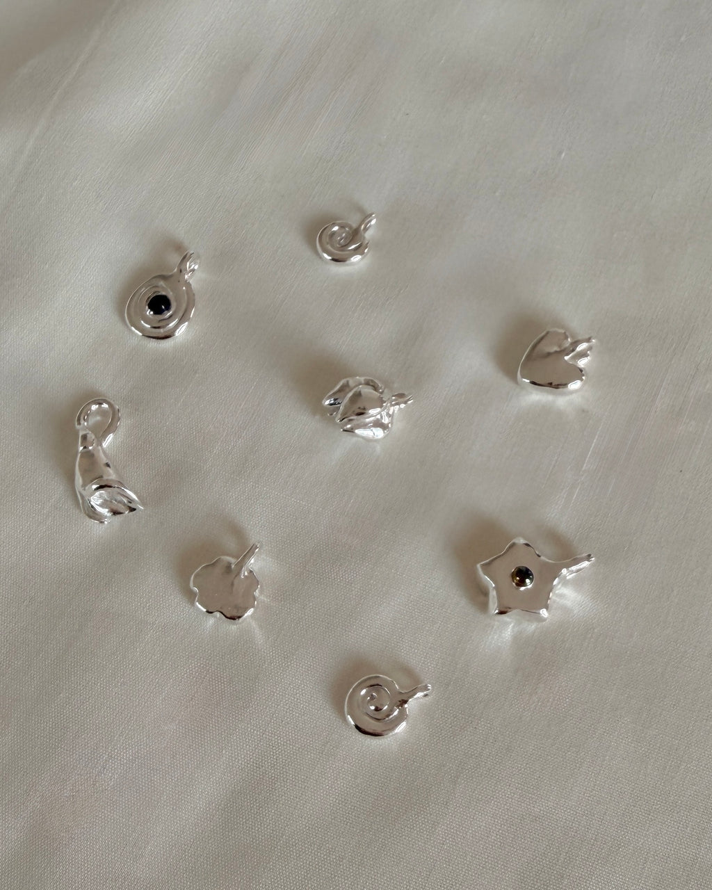 private workshop: silver charm making