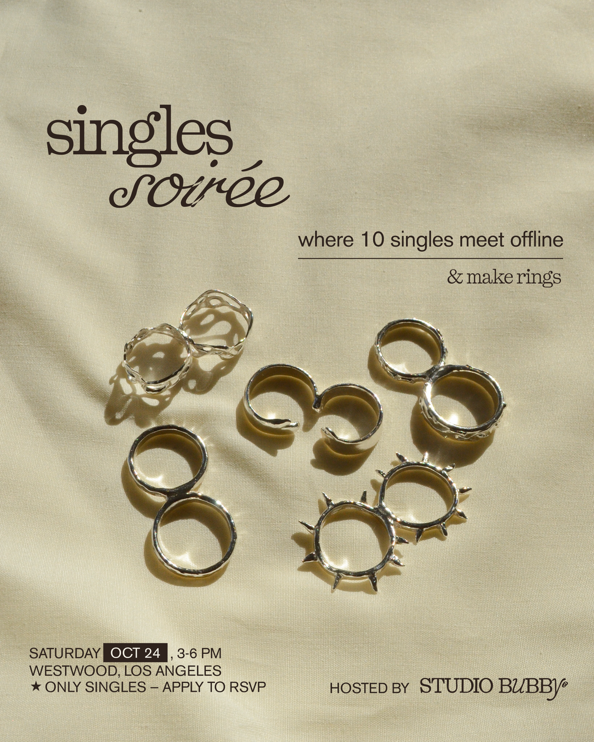 singles soirée: make a ring