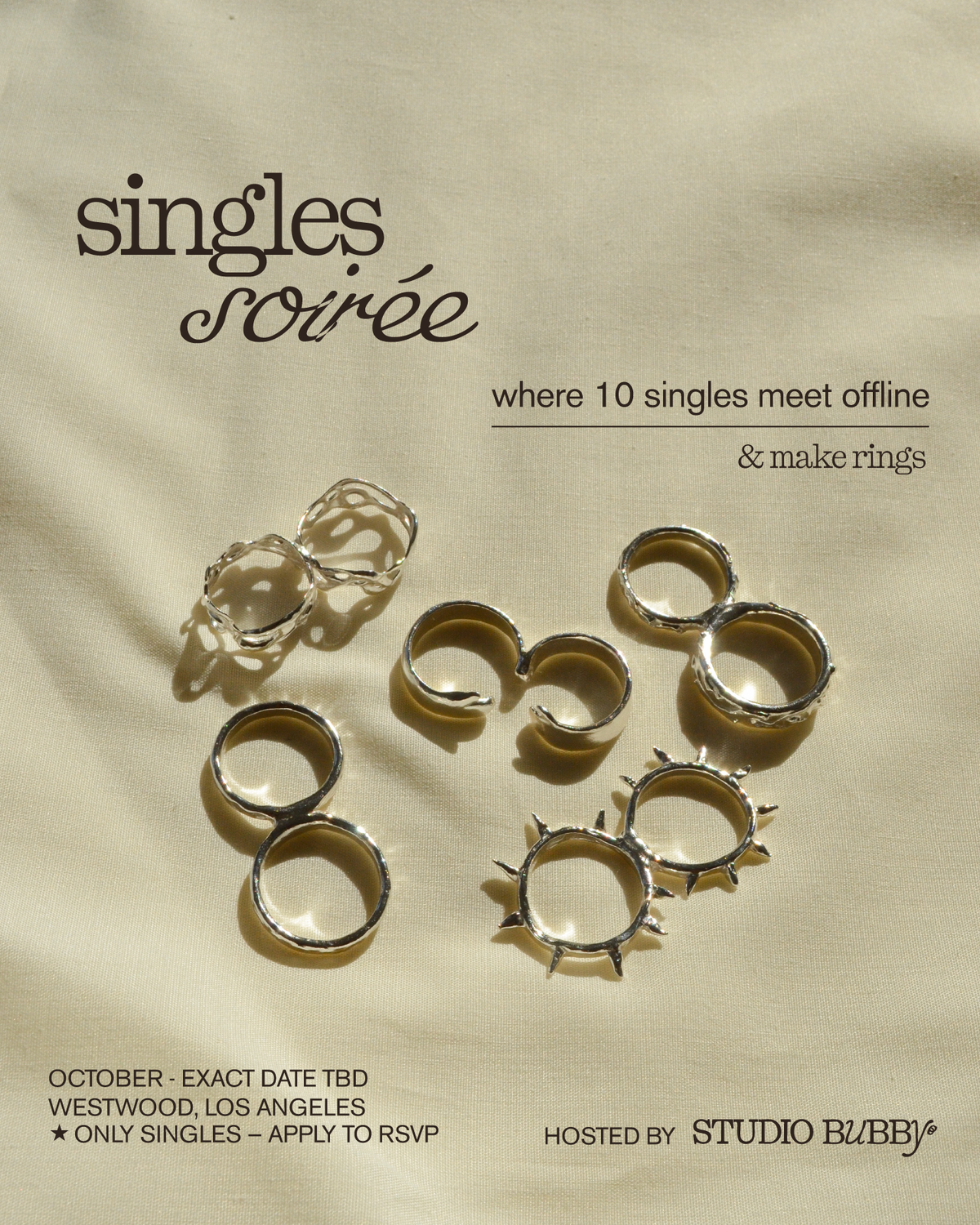 singles soirée: make a ring