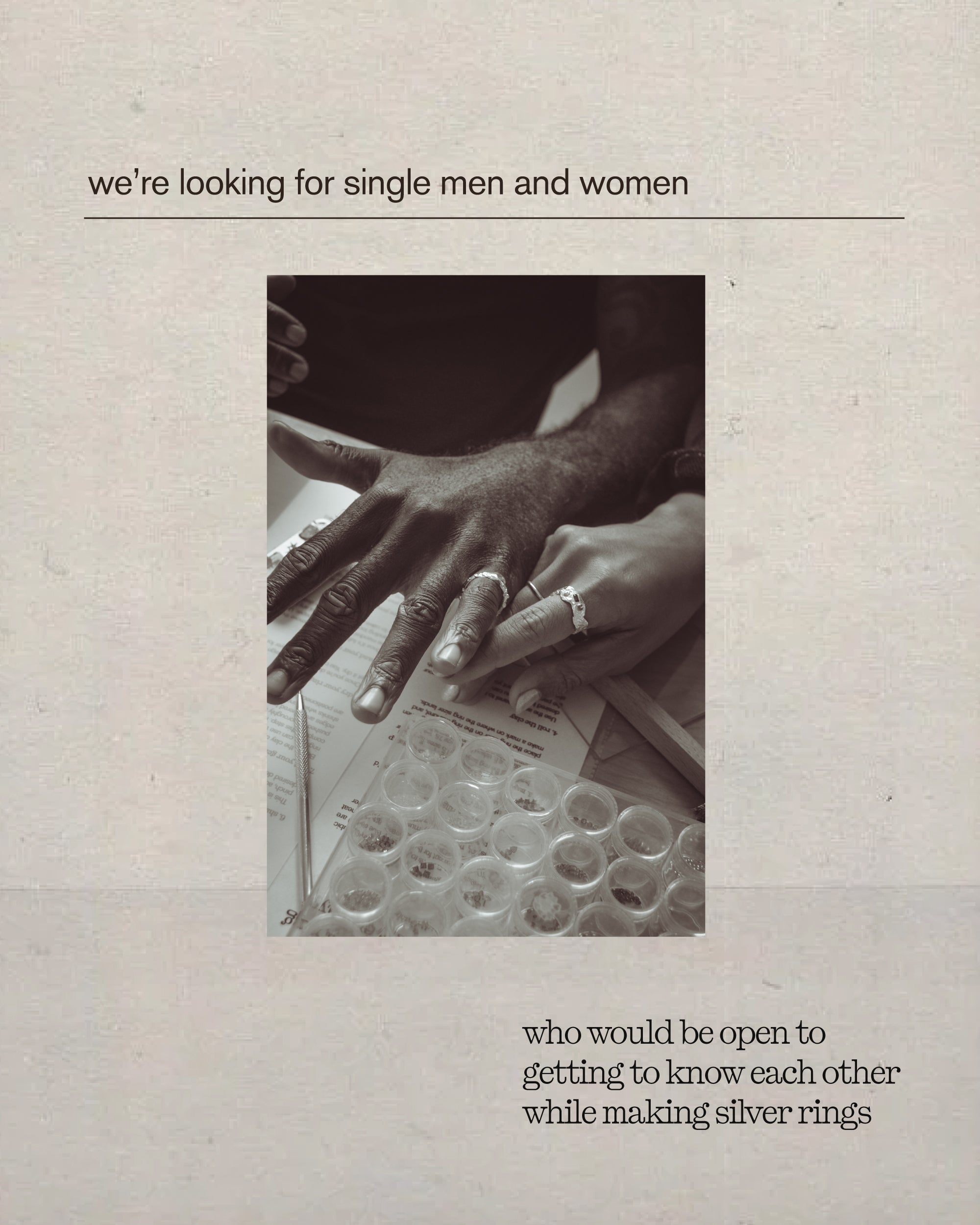 singles soirée: make a ring
