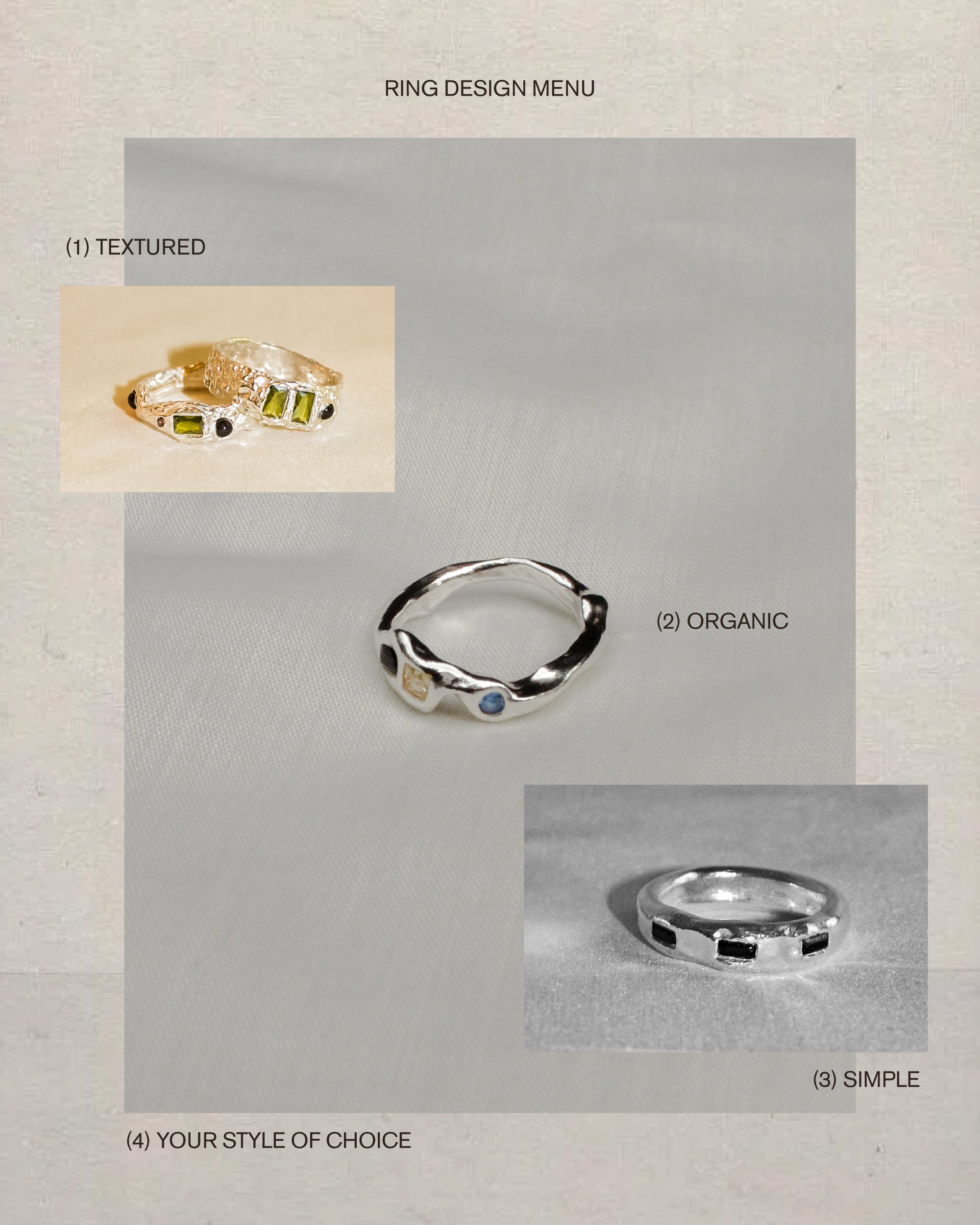 singles soirée: silver ring making