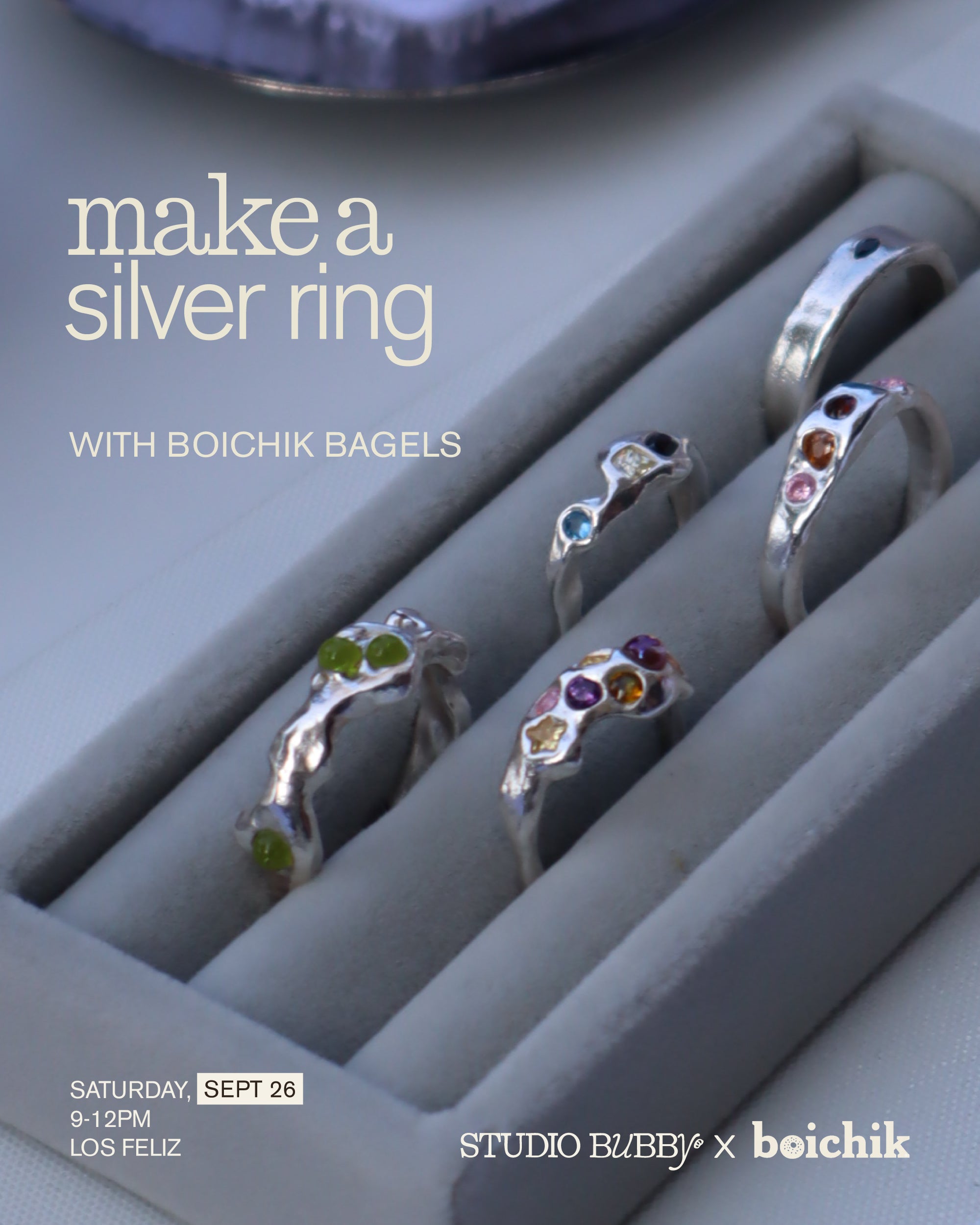 make a ring with Boichik Bagels
