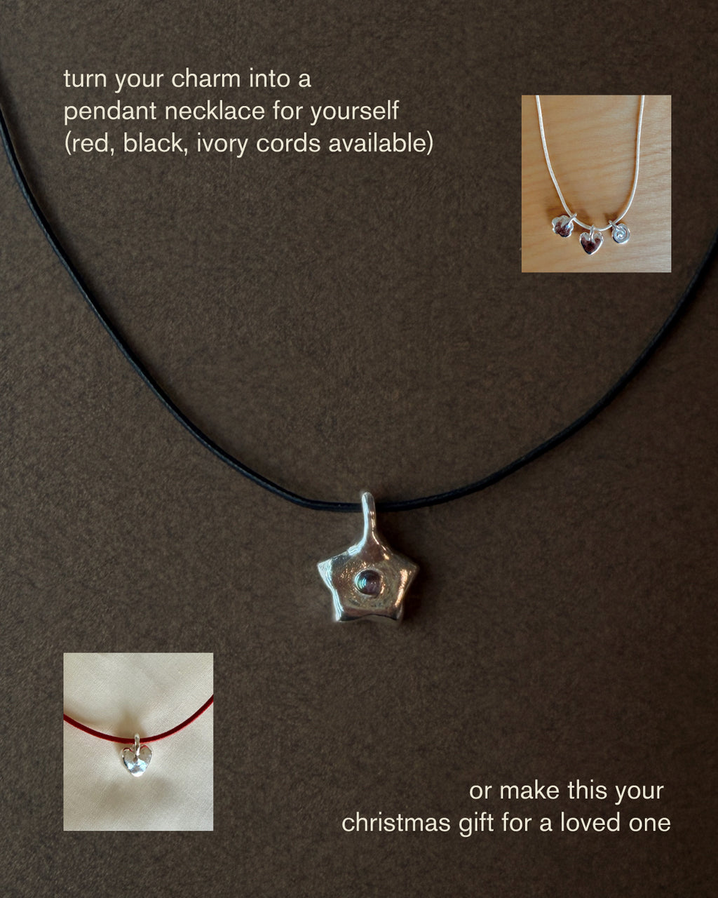 group workshop: silver charm making