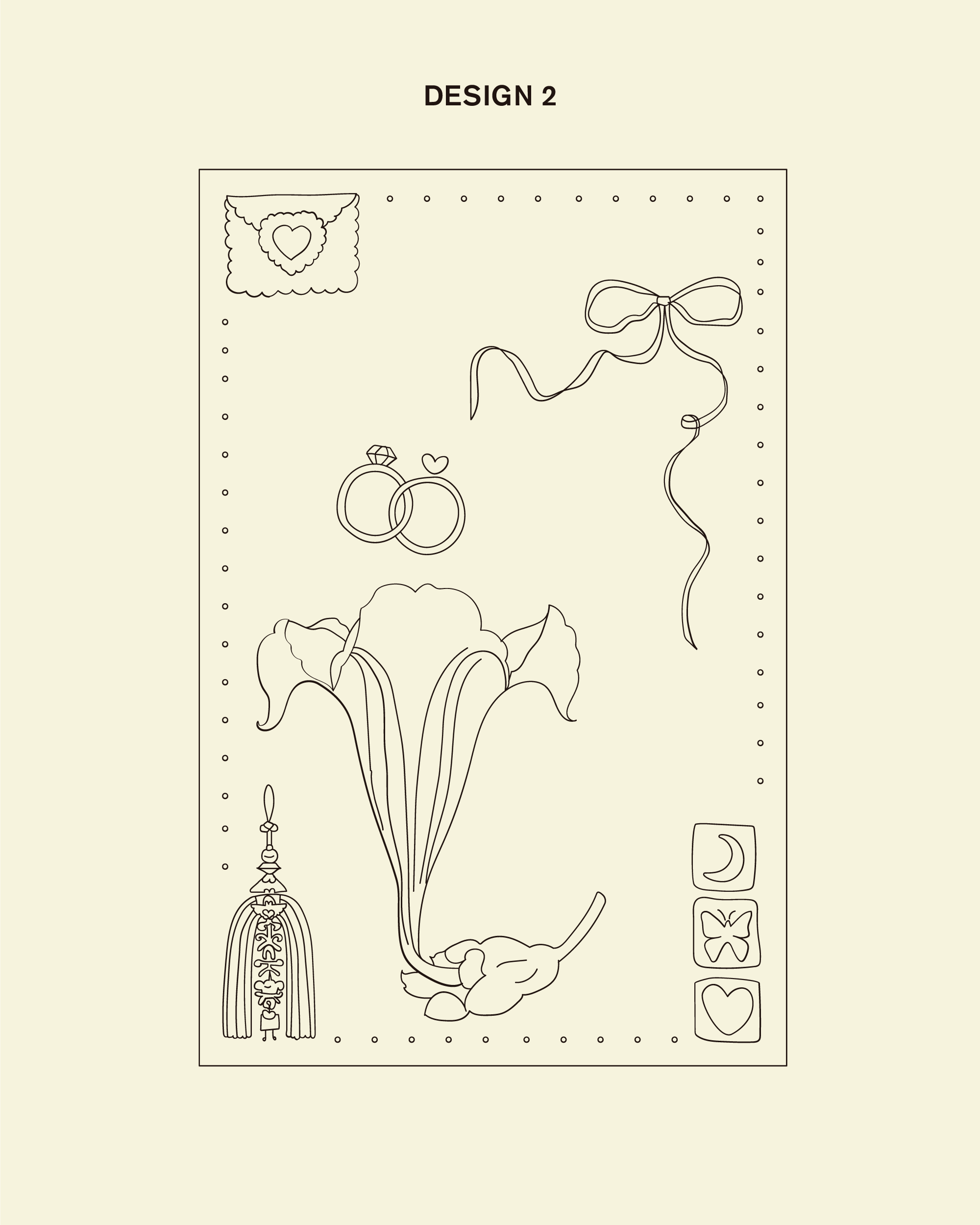 whimsy wedding illustrations