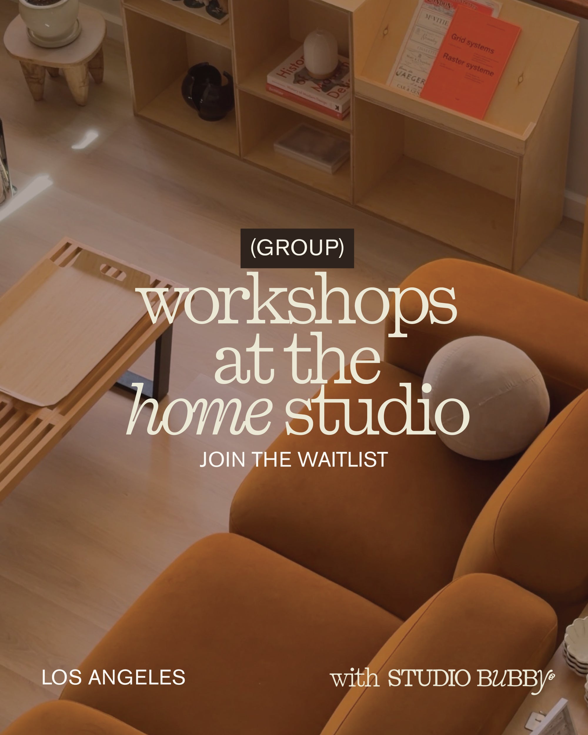 workshops at the new studio