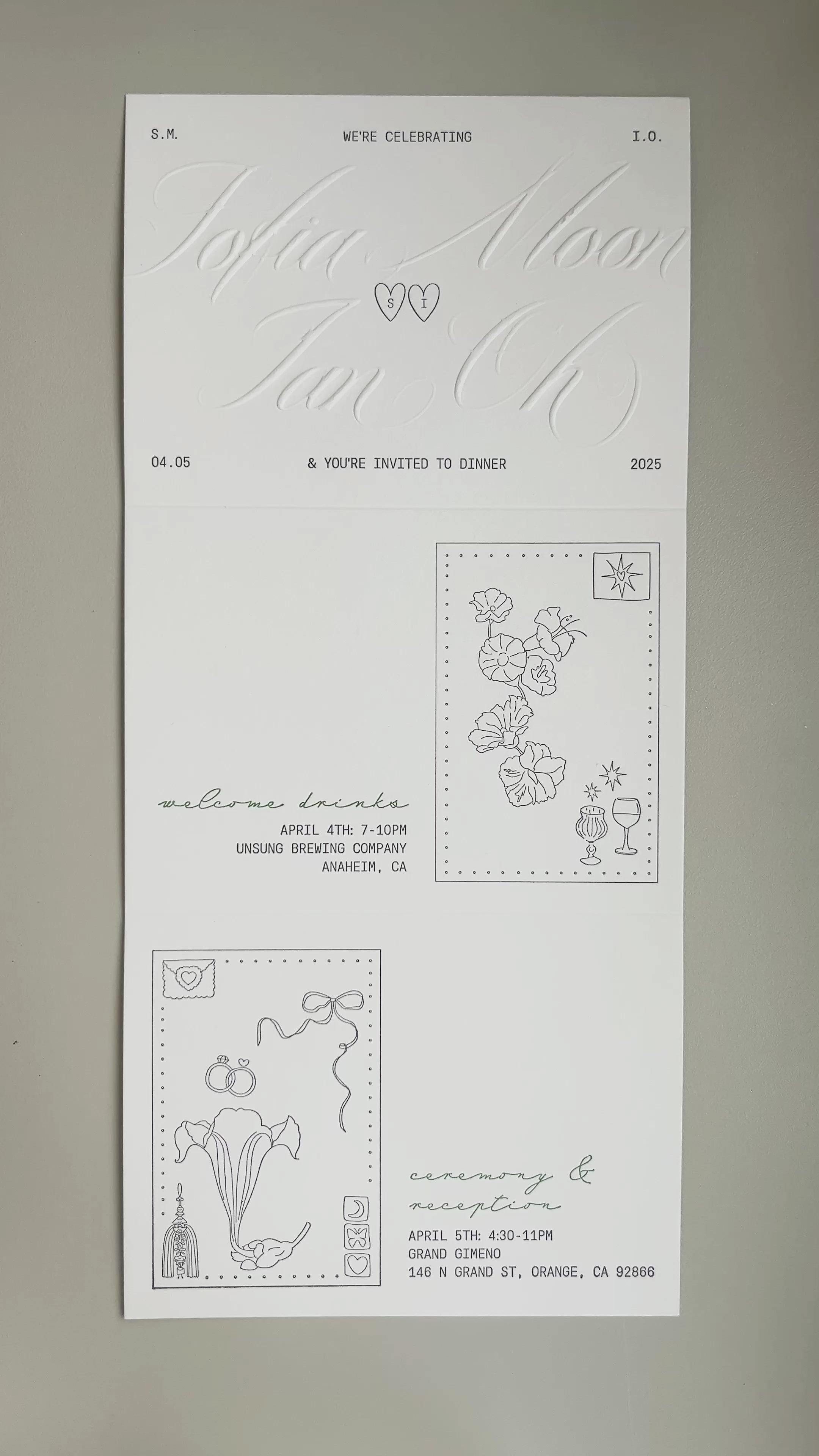 whimsy wedding illustrations