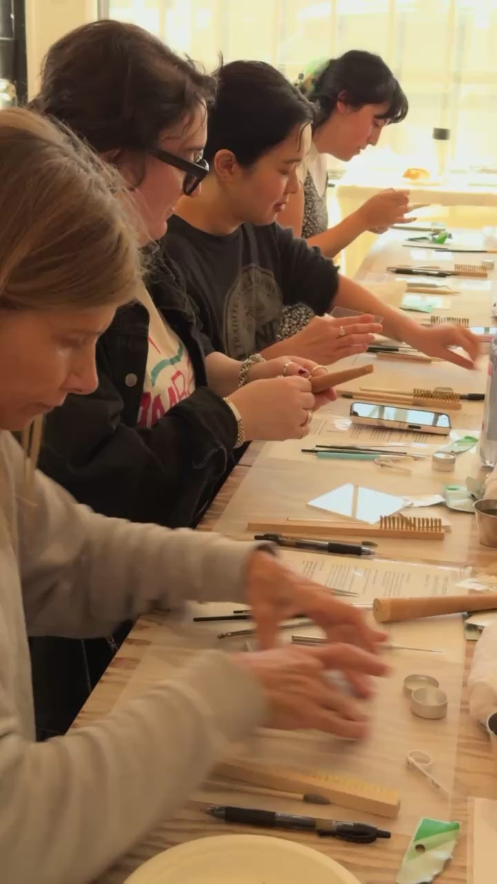 group workshop: silver ring making with Boichik Bagels