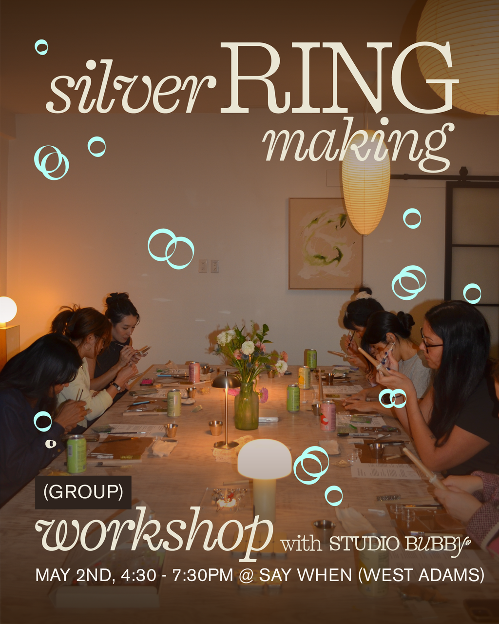 5/2 group workshop: silver ring-making