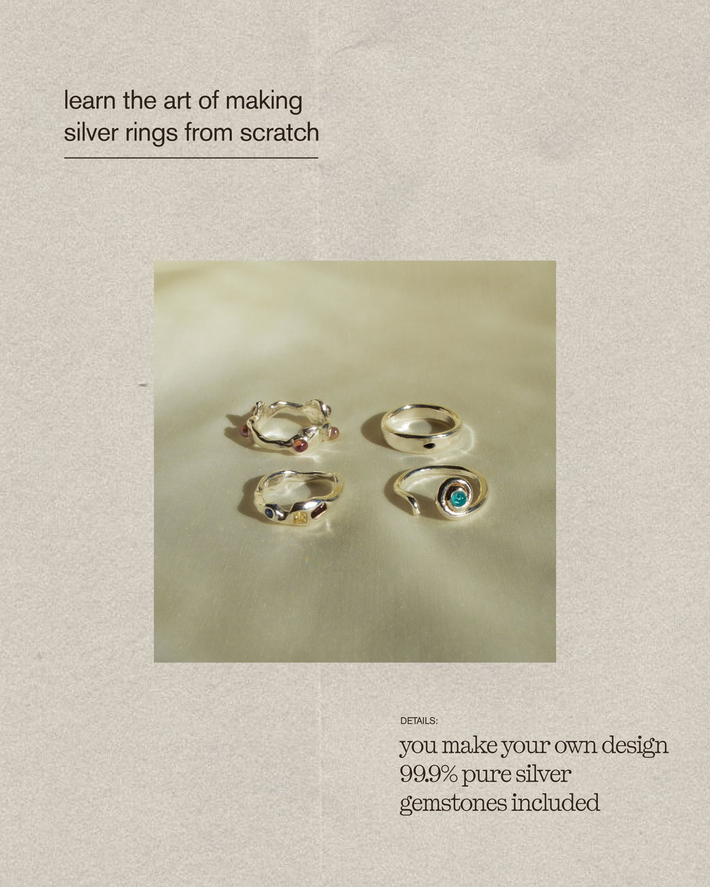 silver & matcha: make a ring