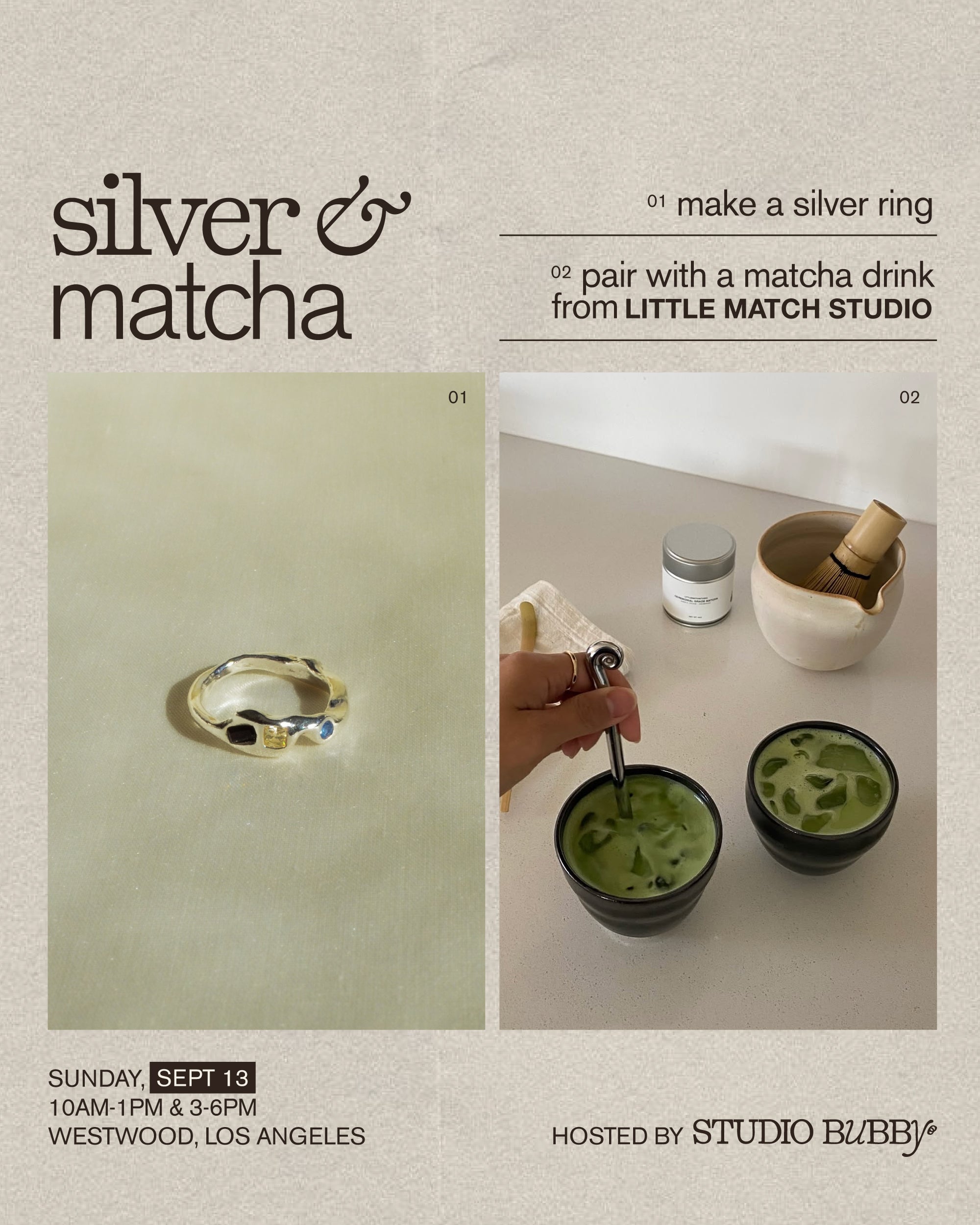 silver & matcha: make a ring